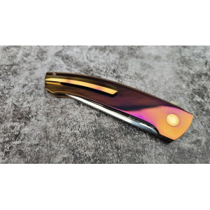 ЗАГАДКА авторський складний ніж ручної роботи майстерні Androshchuk Knives, Сталь S125V, 65 HRC. Photo 2